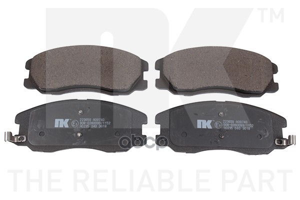 Колодки тормозные дисковые Opel Antara Nk арт. 223659