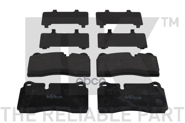 Колодки тормозные дисковые Audi Q7 R8 06- Nk арт. 2247115