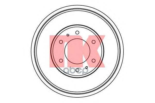 Барабан Тормозной Mitsubishi L200 05- Nk арт. 253014