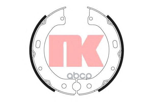 Колодки тормозные барабанные Nissan Patrol 86- Nk арт. 2722720