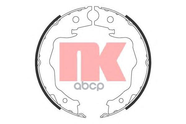 Колодки Тормозные Барабанные Nissan Qashqai  X-Trail  Renault Kalos 07 Nk арт. 2722777