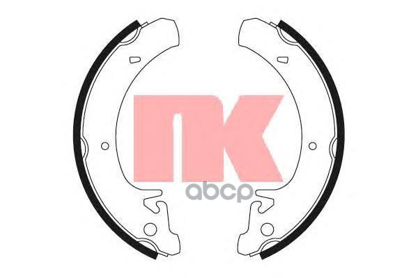 Колодки тормозные барабанные Lada Samara ab 86 Nk арт. 2723442