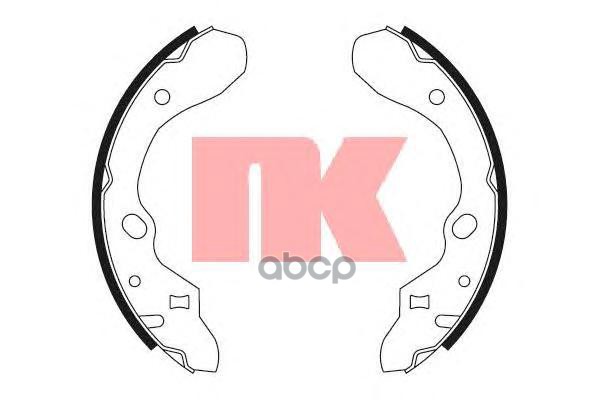 Колодки тормозные барабанные Mazda 323 89-98 Nk арт. 2732546