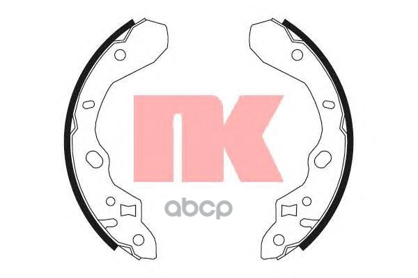 Колодки Тормозные Барабанные Mazda 323 98-04 Nk арт. 2732611
