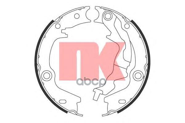 Колодки тормозные барабанные Hyundai Accent  Kia Rio 05- Nk арт. 2734784