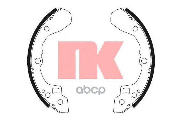 Колодки тормозные барабанные Kia Rio Nk арт. 2735679