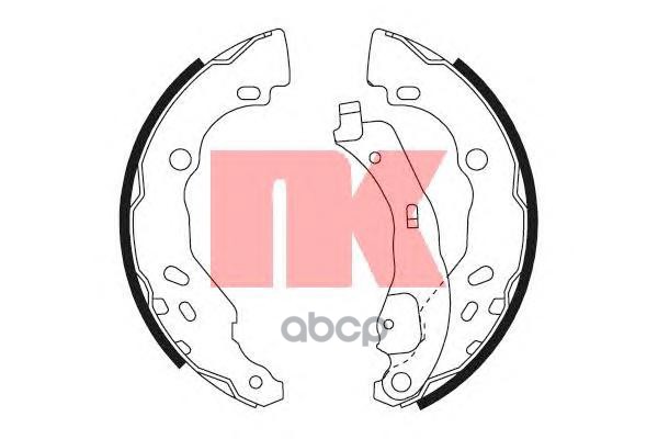 Колодки Тормозные Барабанные Nk арт. 2739690