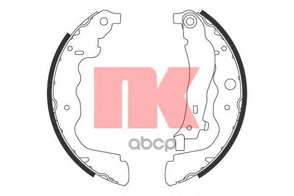 Колодки Тормозные Барабанные Dacia Duster  Logan 04- Nk арт. 2739787