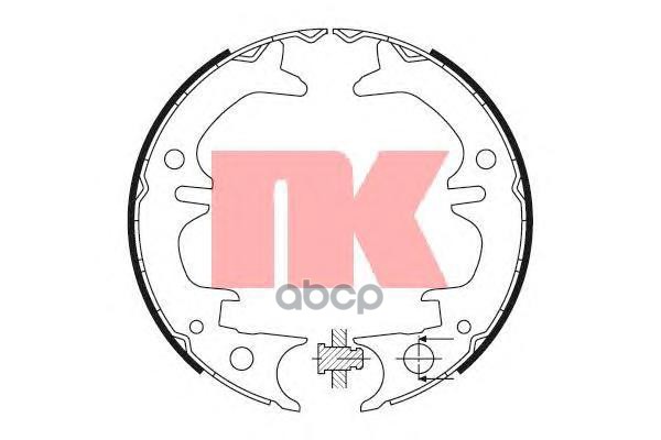 Колодки тормозные барабанные Toy Cam Carin 86-92 Nk арт. 2745651