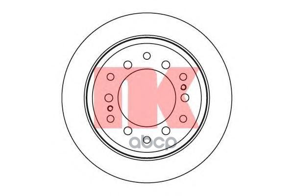 Диск Тормозной С Аллюминиевым Покрытием 314575 Nk арт. 314575