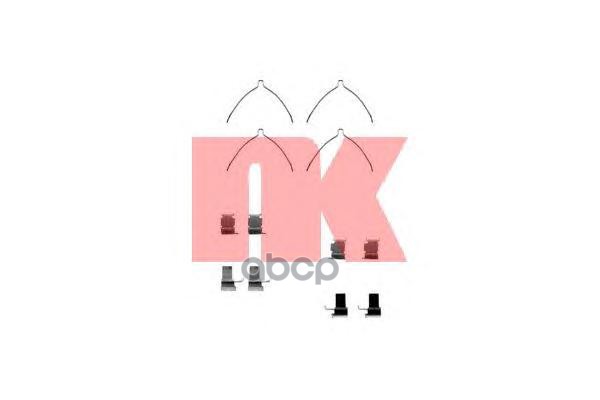 Комплект Монтажный Торм. Колодок Toyota Previa Grl 90-00 Nk арт. 7945261