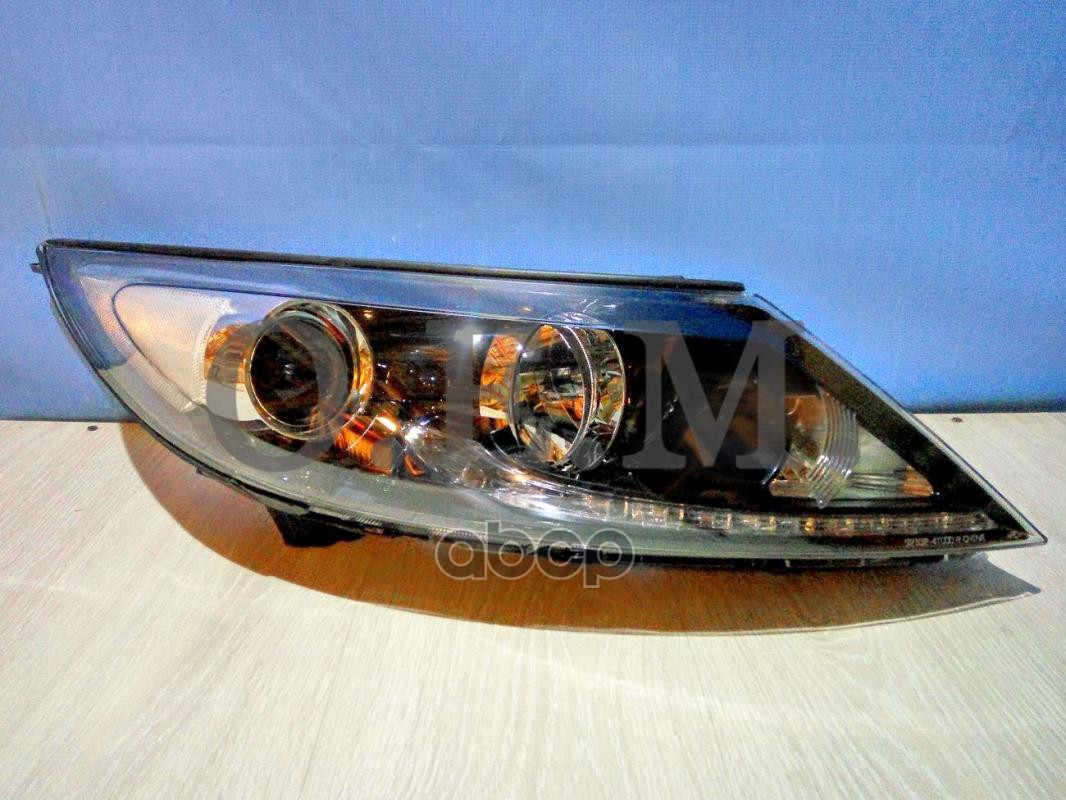 Фара правая Kia Sportage 3 SL (2010-2016) галоген, светодиодные ДХО (LED) O.E.M. арт. OEM0036FR