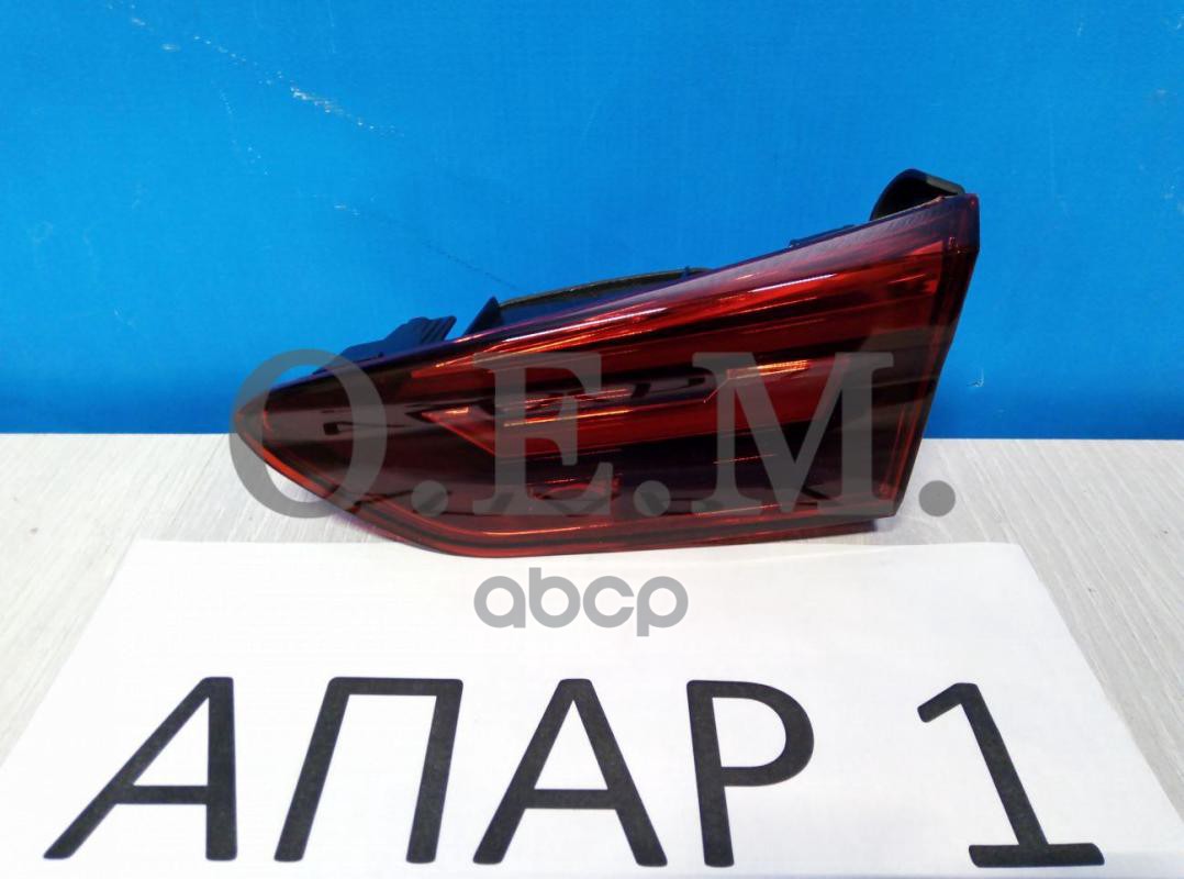 Фонарь Правый Внутренний Volkswagen Polo Sedan 6 (2020-Нв) Светодиодный (Led) O.E.M. арт. OEM0122FONR