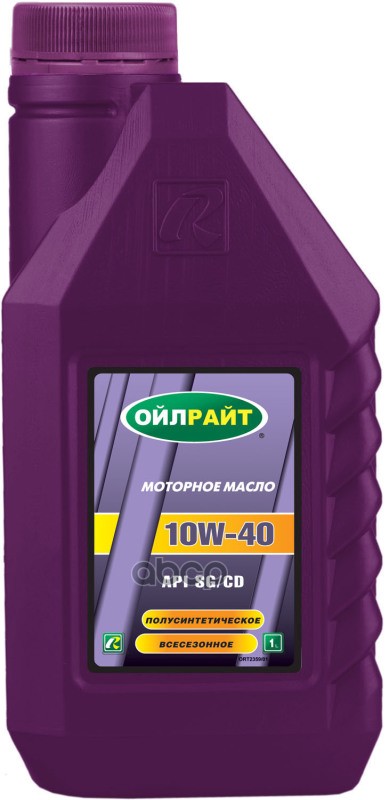 OILRIGHT Масло моторное OILRIGHT Мотор Оил 10W-40 полусинтетическое 1 л 2359