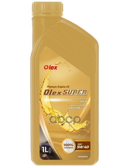 Масло Моторное 1L 5W40 Olex Super Sp Olex арт. PK0100712