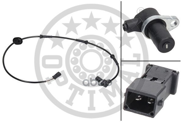 Датчик Abs Audi: A4 (8D2  B5)  A4 Avant (8D5  B5)  A6 (4B2  C5)  A6 Avant (4B5  C5) Optimal арт. 06-s466