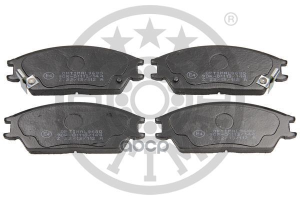 Колодки тормозные дисковые  комплект HYUNDAI: ACCENT I (X-3)  ACCENT II (LC)  ACCENT II Stufenheck ( Optimal арт. bp-09680