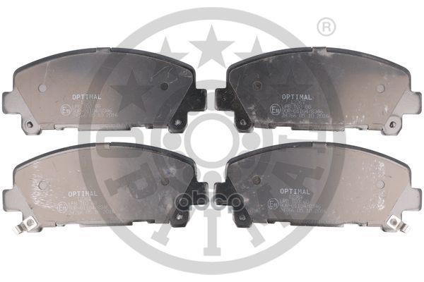 Колодки тормозные дисковые  комплект HONDA: ACCORD VIII (CU)  ACCORD VIII TOURER (CW) Optimal арт. bp-12367