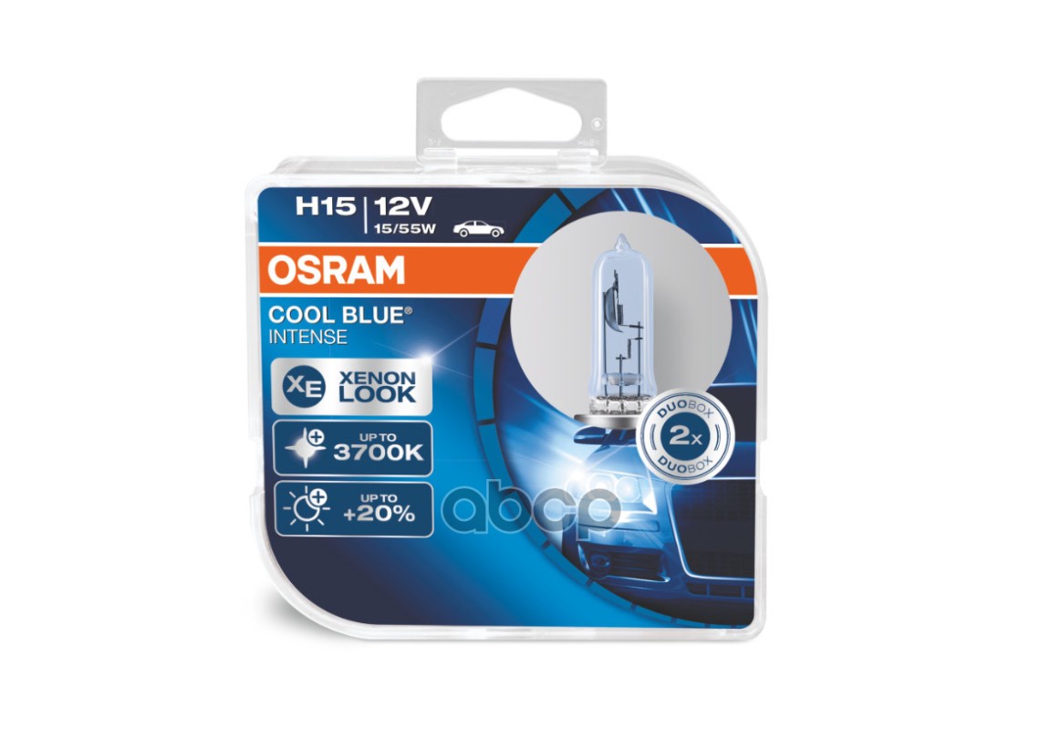 Лампа H15 64176Cbi 55/15W 12V Pgj23t-1 2Шт. Osram арт. 64176cbi-hcb