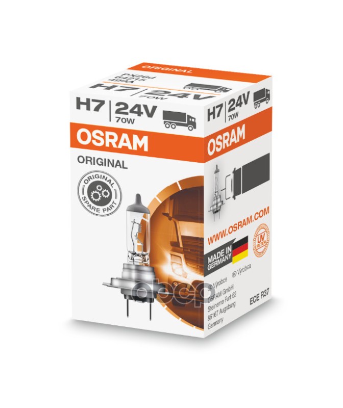 Лампа 64215 Н7 24V (70W) РХ26d стандарт Osram арт. 64215