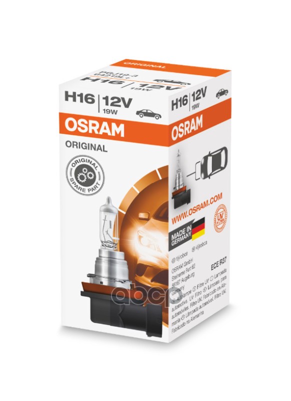 Лампа галогеновая головного света H16 12V 19W PGJ19-3 Original 1шт Osram арт. 64219L