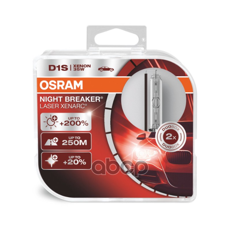 Лампа D1S Xenarc Night Breaker Laser +200% Osram арт. 66140xnl-hcb
