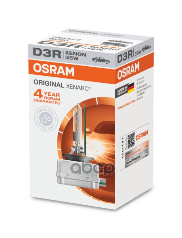 Лампа D3r 42V 35W Pk32d-6 Xenarc Original Osram арт. 66350