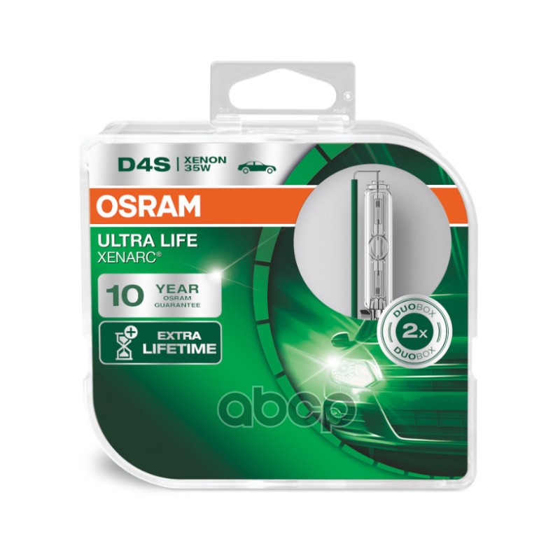 Комплект Ламп D4s 42V 35W P32d-5 Xenarc® Ultra Life Увеличенный Срок Службы 2Шт.(1К-Т) Osram арт. 66440ULTHCB