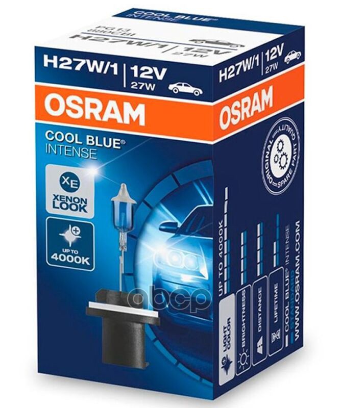 Лампа 12V H27w/1 27W Pg13 Osram Cool Blue Intense 1 Шт. Картон 880Cbi Osram арт. 880CBI