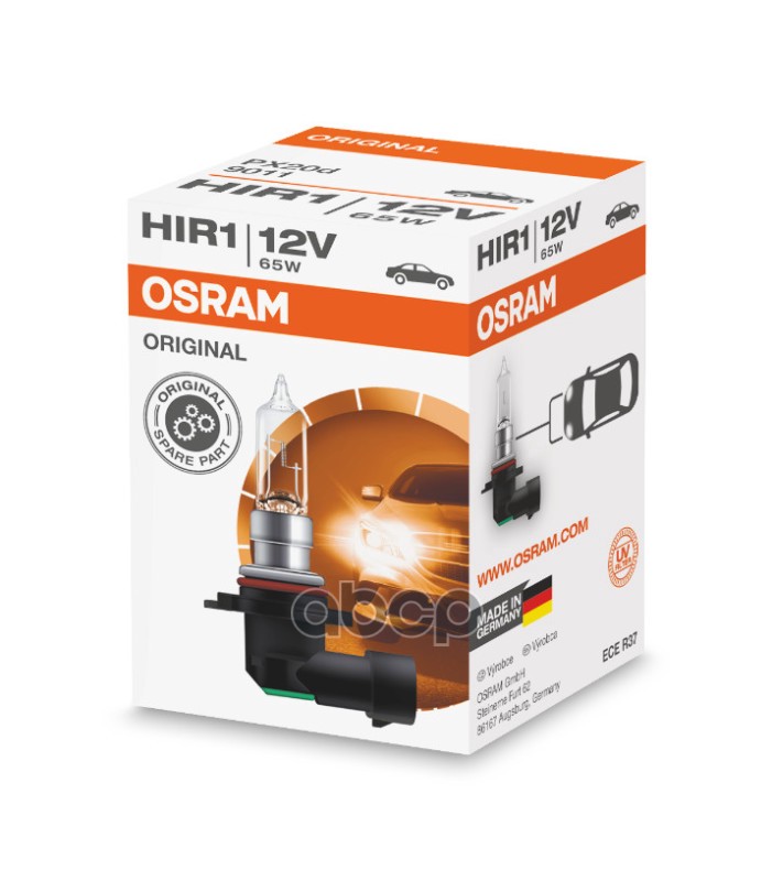 Лампа Галогеновая Головного Света Hir1 Px20d 12V 65W Original Картон 1Шт Osram арт. 9011