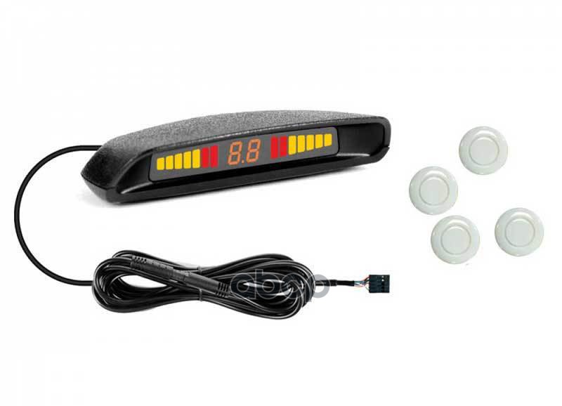 Парковочный радар PARKMASTER 4-FJ-40 white, 4 датчика PARKMASTER арт. 4-FJ-40 w