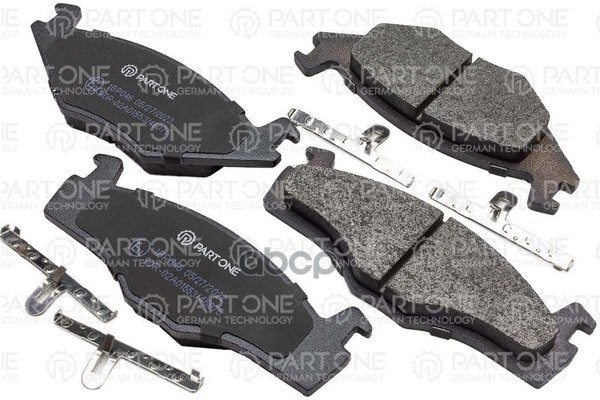 Колодки Тормозные Дисковые Front, Seat Cordoba 93-99, Vw Golf I, Ii 76-91, Passat 81-88, 137.8X49x15.3 PART-ONE арт. 1BP046