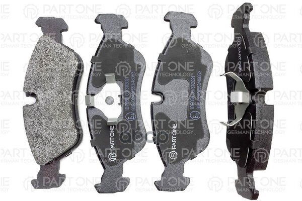 Колодки Тормозные Дисковые Front, Daewoo Espero 91>, Lanos 97>, Nexia 95>, Opel Astra F 92-98, 156.4X52.8x18.1 PART-ONE арт. ...