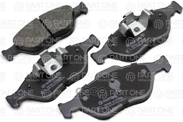 Колодки Тормозные Дисковые Front, Ford Fiesta Iv/V 95>, Fusion 02>, Puma 97>, Mazda 2 03>, 151.4X58.2x17.8 PART-ONE арт. 1BP099