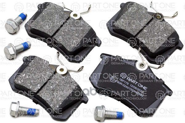 Колодки Тормозные Дисковые Зад. Audi A3 / Seat Toledo / Vw Golf 03- PART-ONE арт. 1BP179