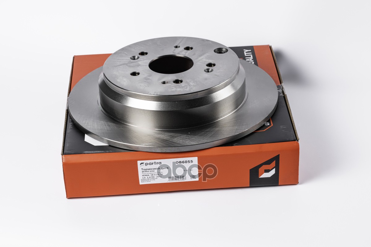 Диск Тормозной Honda Cr-V Iii, Iv 2,0 2,2Ctdi (06-) Partra Db6055 PARTRA арт. DB6055