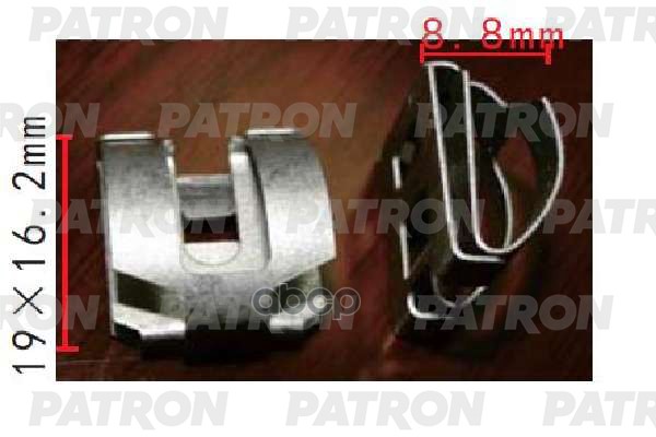 Скоба Металлическая Mercedes Применяемость Кузов - Бампер PATRON арт. P371560