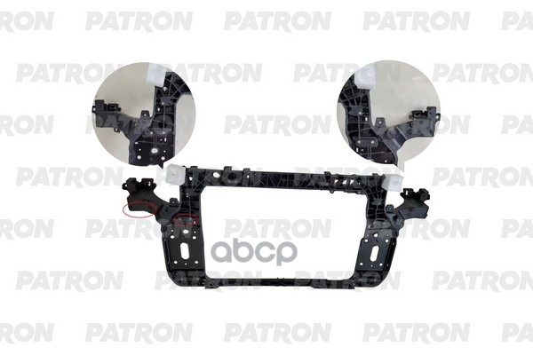 Панель Кузова Передн Крепление Радиатора (Телевизор) Kia Sportage 2011-13 PATRON арт. P77-KA013B