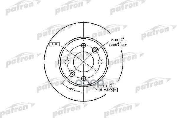 Диск Тормозной Renault Clio/R19/R21 1.2-1.9D 86>, Logan Mcv,  1.4, Sandero,  1.2 16V,  1.2 16V Lpg,  1.4,  1.4 Mpi Lpg,  1.5 ...