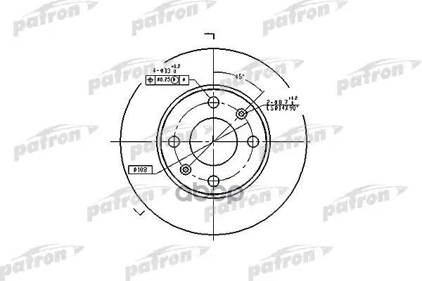 Диск Тормозной Передн Citroen: C15 84-05, Saxo 96-03, Visa 84-91, Zx 91-97, Zx Break 93-97, Peugeot: 106 I 91-96, 106 Ii 96-,...