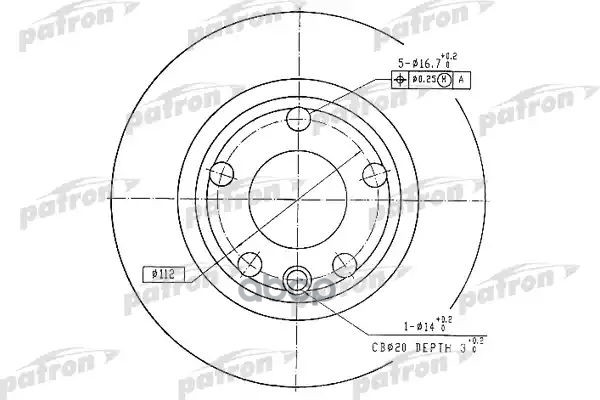 Диск Тормозной Передн Vw: Transporter Iv C Бортовой Платформой 90-03, Transporter Iv Автобус 90-03, Transporter Iv Фургон 90-...