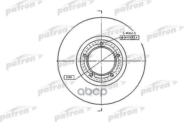 Диск Тормозной Передн Ford: Transit C Бортовой Платформой 91-00, Transit C Бортовой Платформой 88-92, Transit Автобус 91-, Tr...