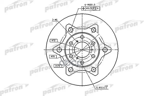 Диск Тормозной Передн Iveco: Daily I C Бортовой Платформой/Ходовая Часть 78-99 , Daily I Фургон/Универсал 78-98 , Daily I 78-...