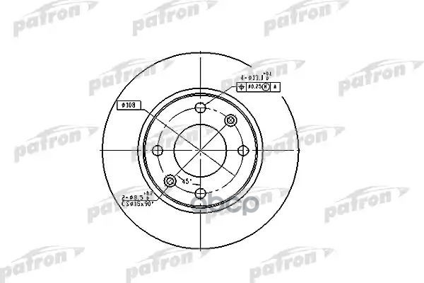 Диск Тормозной Передн Citroen: Xsara 97-05, Xsara Купе 98-05, Peugeot: 206 Sw 02-, 206 Хечбэк 98-, 306 94-01, 306 Хечбэк 93-0...