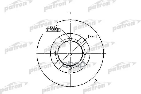 Диск Тормозной Передн Mitsubishi: Colt Iii 88-92, Lancer Iii Station Wagon 86-92, Lancer Iv 88-94, Lancer Iv Седан 88-92, Lan...