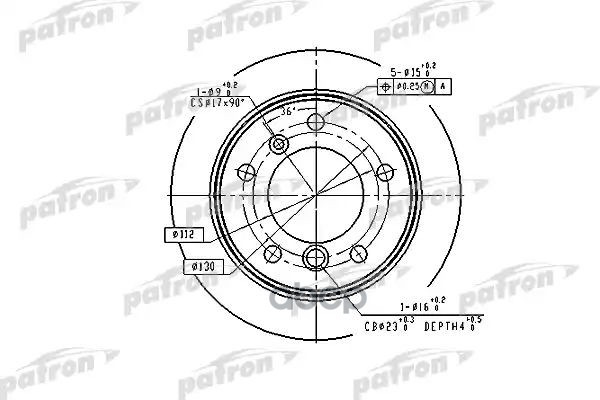 Диск Тормозной Задн Mercedes-Benz: Sprinter 2-T C Бортовой Платформой 95-06, Sprinter 2-T Автобус 95-06, Sprinter 2-T Фургон ...