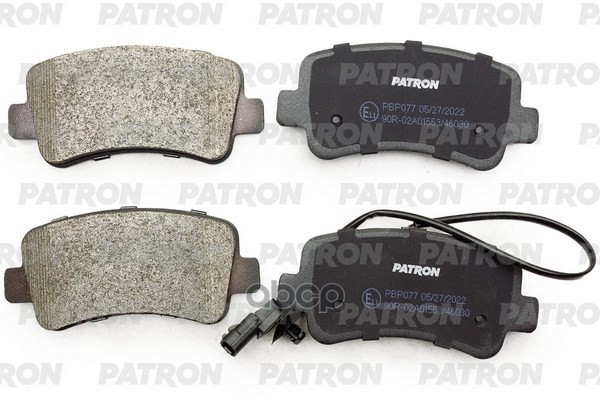 Колодки Тормозные Дисковые Opel: Movano B C Бортовой Платформой/Ходовая Часть 10 - , Movano B Фургон 10 - PATRON арт. PBP077