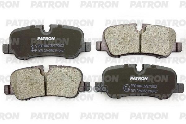 Колодки тормозные дисковые зад. Landrover Discovery 04 - PBP1046 PATRON арт. PBP1046