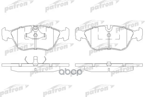 Колодки Тормозные Дисковые Передн Volvo: C70 Кабрио 98-05, C70 Купе 97-02, S70 96-00, V70 I Универсал 97-00 PATRON арт. PBP1285