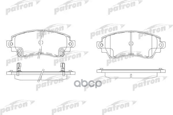 Колодки Тормозные Дисковые Передн Toyota: Corolla 97-02, Corolla Compact 97-02, Corolla Liftback 97-02, Corolla Wagon 97-02 P...